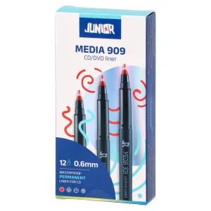 Alternative view of Media 909, liner for CD, 0.6mm, red