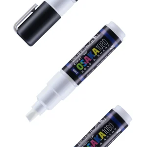 Osaka 1080, acrylic marker, 1-8.0mm, white, W 01