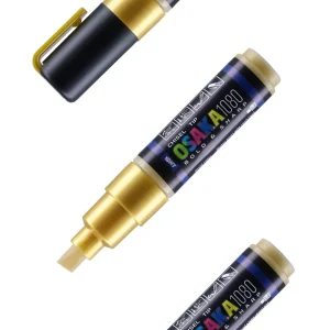 Osaka 1080, acrylic marker, 1-8.0mm, metalic, gold, M 01