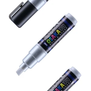 Osaka 1080, acrylic marker, 1-8.0mm, metalic, silver, M 08