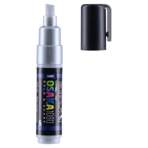 Alternative view of Osaka 1080, acrylic marker, 1-8.0mm, metalic, silver, M 08