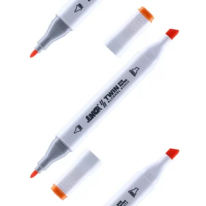 Twin 508, alcohol marker, dual, orange, 23