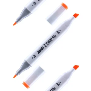 Twin 508, alcohol marker, dual, fluorescent orange, 122