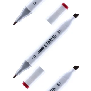 Twin 508, alcohol marker, dual, old red, 2