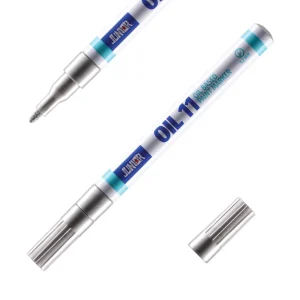 Oil 11, paint marker, fine, silver