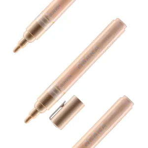 Osaka, acrylic marker, beige