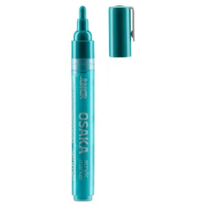 Alternative view of Osaka, acrylic marker, green