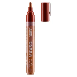 Alternative view of Osaka, acrylic marker, brown