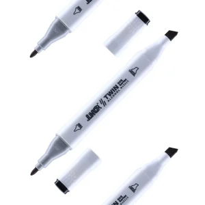 Twin 508, alcohol marker, dual, black, 120
