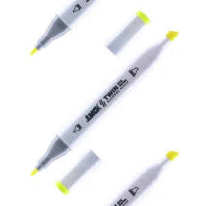 Twin 508, alcohol marker, dual, fluorescent yellow, 123
