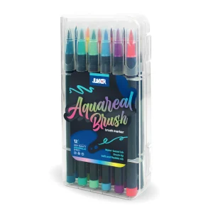 AquaReal Brush, brush marker, 12pcs