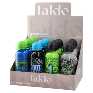 Alternative view of Alu Flowy Class, water bottle, aluminium, boy, 500ml, mix