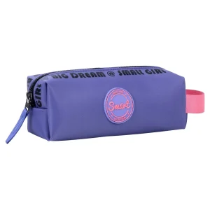 Lady, pencil case, Purple