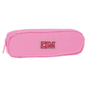 Lady, pencil bag, pastel pink