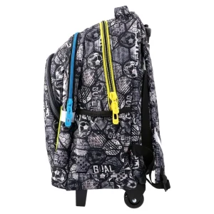 Alternative view of Trolley, backpack with wheels, Goal Rush