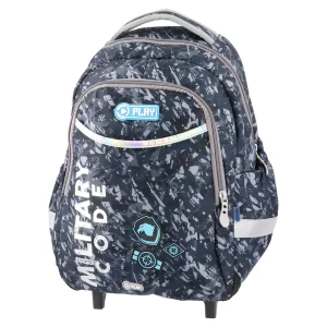 Rolly, preschool backpack, Military Code