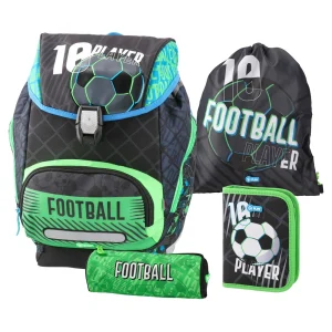 Logic set, anatomic backpack, 4 in 1, Neon Football