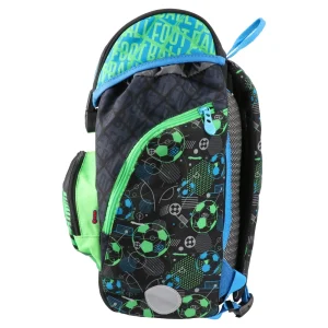 Alternative view of Logic set, anatomic backpack, 4 in 1, Neon Football