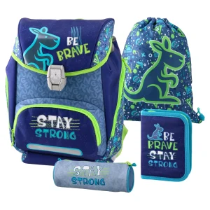 Logic set, anatomic backpack, 4 in 1, Kengur boy