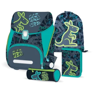 Logic set, anatomic backpack, 4 in 1, Kengur boy