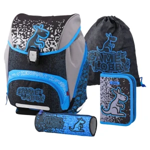 Logic set, anatomic backpack, Kengur, 4 in 1, boy