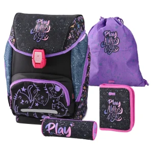 Logic set, anatomic backpack, 4 in 1, Magical Cat