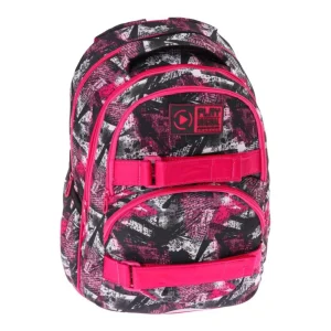 Dexter mini, backpack ergo, Abstract pink