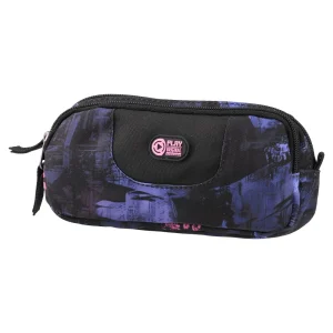 B64, pencil case, empty, Purple pattern