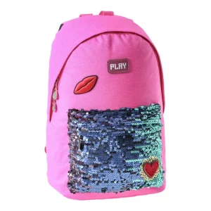 Pop fashion, backpack, Lips