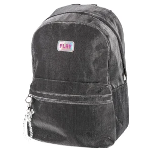 Pop fashion, backpack, Sparkly grey