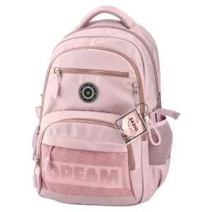 Pop fashion, backpack, Pink mesh
