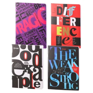 Premium, notebook, line, 48 sheets, Quotes, 18,5 x 26 cm