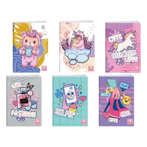 Premium 50, notebook with UV varnish, A5, double line, 50 sheets, Uni