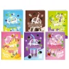 Premium 50, notebook with UV varnish, A4, line, 50 sheets, Bubble tea