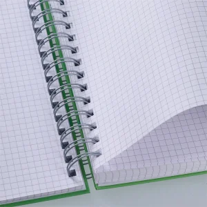 Alternative view of Basic Spiral 50, spiral notebook, A4, squares, 50 sheets, Hashtag