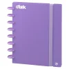 Disk 80, spiral notebook, A4, squares, 80 sheets, lilac