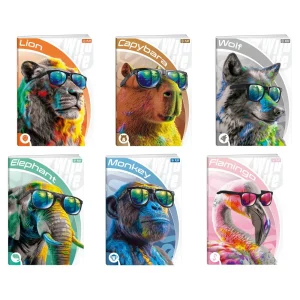 Premium 40, notebook, A5, blanco, 40 sheets, Wild life
