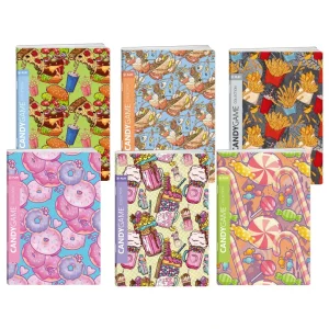 Premium 40, notebook, A4, double line, 40 sheets, Candygame