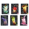Premium 50, notebook with UV varnish, A5, double line, 50 sheets, Bubble Tea