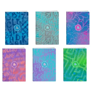 Premium 50, notebook with UV varnish, A5, line, 50 sheets, All star