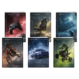 Premium 50, notebook with UV varnish, A4, blank, 50 sheets, Game