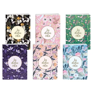 Premium 60, notebook with UV varnish, A4, line, 60 sheets, La dolce vita