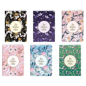 Premium 60, notebook with UV varnish, A5, blanco, 60 sheets, La dolce vita