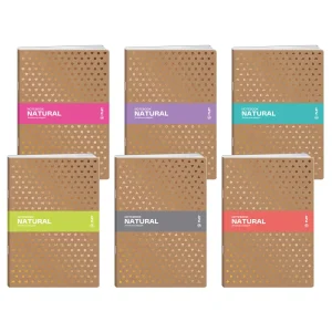 Premium 60, notebook with UV varnish, A4, blank, 60 sheets, Natural