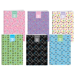 Premium 60, notebook with UV varnish, A4, double line, 60 sheets, Playfull