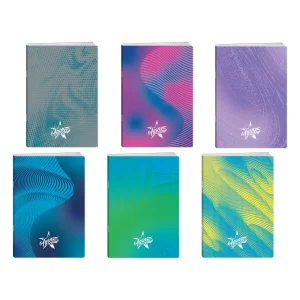 Premium 50, notebook with UV varnish, A5, blank, 50 sheets, All star