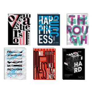 Premium 80, notebook with UV varnish, A5, line, 80 sheets, Quotes