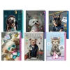 Premium 60, notebook with UV varnish, A4, dicto, 60 sheets, Fuzzy pets