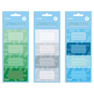 Literacy 510, stickers for notebook, classic, 12pcs