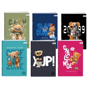 Premium 40, notebook, A4, doble line, 40 sheets, Teddy bears 25